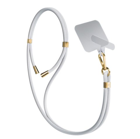 Smycz do telefonu - 3mk EasyClip - White (gold) Smycz do telefonu - 3mk EasyClip - White (gold)