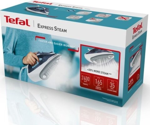 Żelazko parowe TEFAL Express Steam FV2837E0 FV2837E0 (2400W /Niebiesko-biały) Żelazko parowe TEFAL Express Steam FV2837E0 FV2837E0 (2400W /Niebiesko-biały)