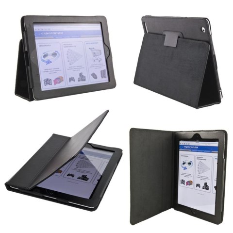 Etui na Ipad Esperanza Livorno czarne Etui na Ipad Esperanza Livorno czarne