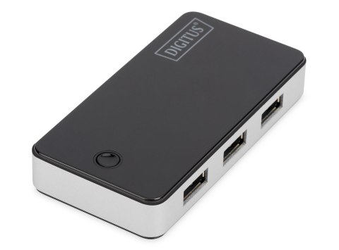 Hub USB DIGITUS DA-70231 4xUSB 3.0 aktywny czarny Hub USB DIGITUS DA-70231 4xUSB 3.0 aktywny czarny
