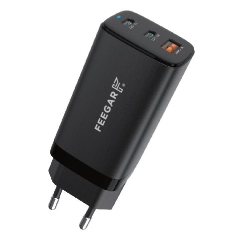 Ładowarka sieciowa Feegar Gall 65W GaN 3xUSB Ładowarka sieciowa Feegar Gall 65W GaN 3xUSB