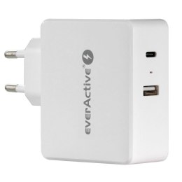 Ładowarka sieciowa everActive SC-600Q USB QC3.0/USB-C PD 63W