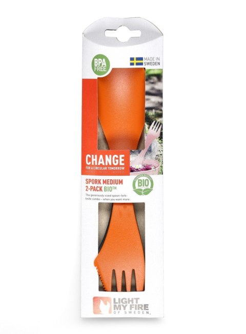 Niezbędnik LMF Spork M Bio 2-pack ro/sb Niezbędnik LMF Spork M Bio 2-pack ro/sb