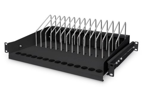 Półka DIGITUS 19" 4,5U 340mm wysuwana na tablety, laptopy, smartfony, RAL 9005 Półka DIGITUS 19" 4,5U 340mm wysuwana na tablety, laptopy, smartfony, RAL 9005