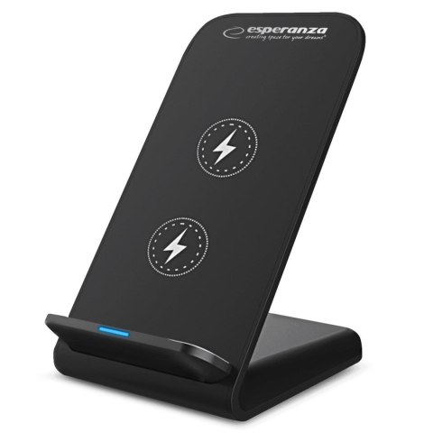 Stojak biurkowy do telefonu z ładowarką bezprzewodową 15W Esperanza PHOTON EZC101 Stojak biurkowy do telefonu z ładowarką bezprzewodową 15W Esperanza PHOTON EZC101