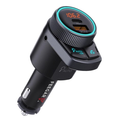 Transmiter samochodowy Feegar Q300 Pro QC 3.0 PD AUX Transmiter samochodowy Feegar Q300 Pro QC 3.0 PD AUX