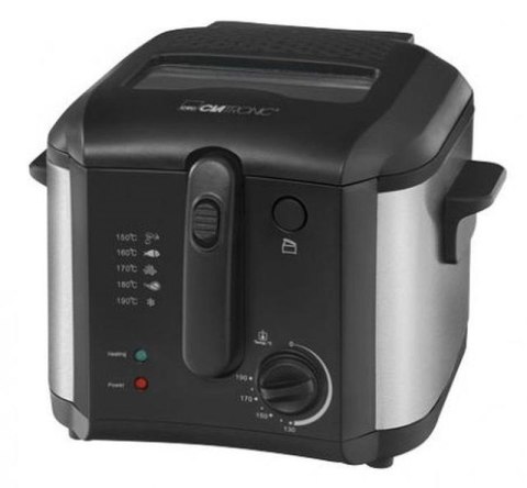 Frytkownica CLATRONIC 263773 (1600W /Czarno-srebrny ) Frytkownica CLATRONIC 263773 (1600W /Czarno-srebrny )
