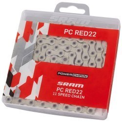 Łańcuch 11 rzędowy SRAM PC-RED22 114 ogniw + spinka Łańcuch 11 rzędowy SRAM PC-RED22 114 ogniw + spinka