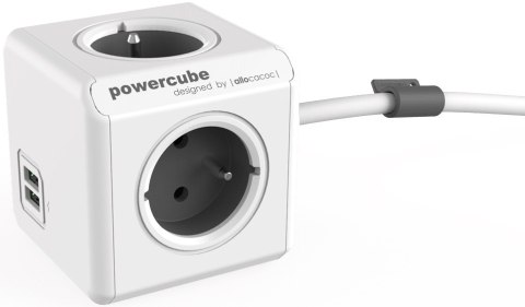 Listwa zasilająca PowerCube Extended USB 1,5m 2402GY/FREUPC Szara Listwa zasilająca PowerCube Extended USB 1,5m 2402GY/FREUPC Szara