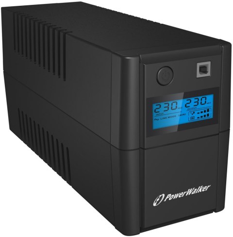 Zasilacz awaryjny POWERWALKER VI 650 SHL FR 650VA Zasilacz awaryjny POWERWALKER VI 650 SHL FR 650VA