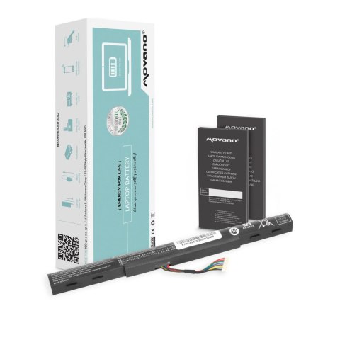 Bateria Movano do notebooka Acer Aspire E5-573 E5-573G (14.4V-14.8V) (1800 mAh) Bateria Movano do notebooka Acer Aspire E5-573 E5-573G (14.4V-14.8V) (1800 mAh)