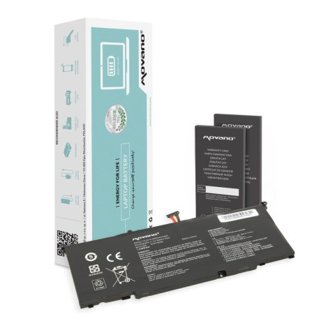 Bateria Movano do notebooka Asus FX502, ROG Strix GL502VY, GL502VT (15.2V) (3400 mAh) Bateria Movano do notebooka Asus FX502, ROG Strix GL502VY, GL502VT (15.2V) (3400 mAh)