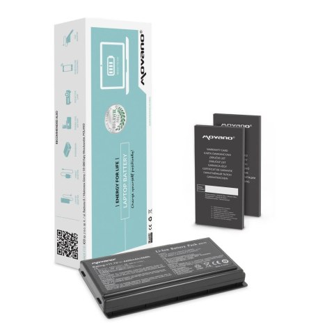 Bateria Movano do notebooka Asus F5, X50 (10.8V-11.1V) (4400 mAh) Bateria Movano do notebooka Asus F5, X50 (10.8V-11.1V) (4400 mAh)