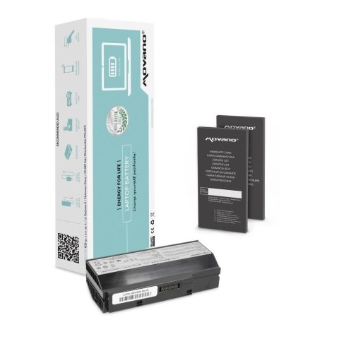 Bateria Movano do notebooka Asus G53, G73 (14.4V-14.8V) (4400 mAh) Bateria Movano do notebooka Asus G53, G73 (14.4V-14.8V) (4400 mAh)