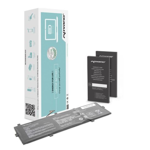 Bateria Movano do notebooka Asus UX430 (11.55V) (3400 mAh) Bateria Movano do notebooka Asus UX430 (11.55V) (3400 mAh)