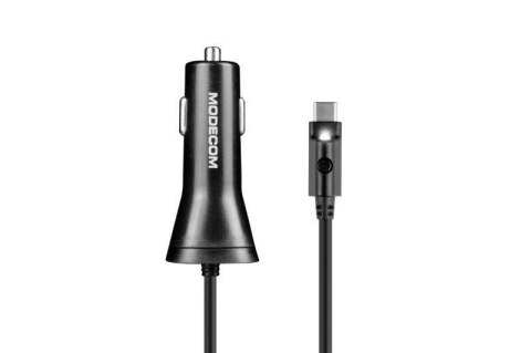 Ładowarka samochodowa MODECOM MC-KULC Royal z kablem USB Type-C Ładowarka samochodowa MODECOM MC-KULC Royal z kablem USB Type-C