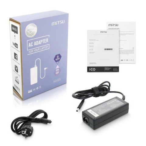 Zasilacz sieciowy Mitsu 19V 3,42A (4.5x3.0 pin) 65W do notebooka Asus Zasilacz sieciowy Mitsu 19V 3,42A (4.5x3.0 pin) 65W do notebooka Asus