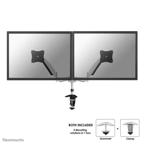Uchwyt do ekranów Neomounts FPMA-D950D biurkowy 10"-27" max VESA 100x100 max 9 kg Silver Uchwyt do ekranów Neomounts FPMA-D950D biurkowy 10"-27" max VESA 100x100 max 9 kg Silver