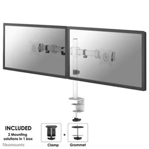 Uchwyt ścienny do ekranów Neomounts NM-D135DWHITE 10"-27" max 8 kg max VESA 100x100 Biały Uchwyt ścienny do ekranów Neomounts NM-D135DWHITE 10"-27" max 8 kg max VESA 100x100 Biały