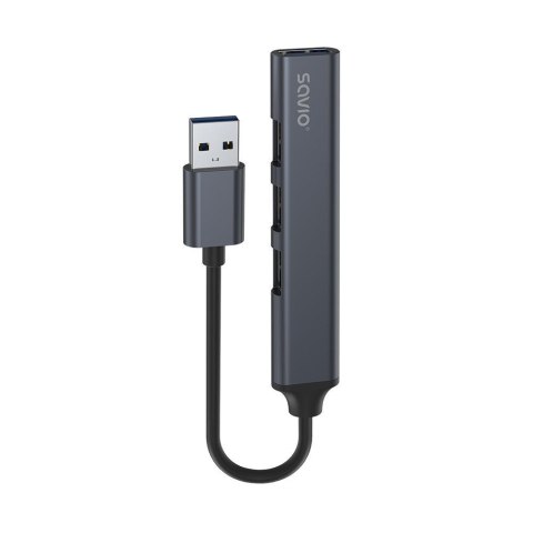 Hub SAVIO AK-70 USB-A - 3 x USB-A 2.0, 1 x USB-A 3.0 Hub SAVIO AK-70 USB-A - 3 x USB-A 2.0, 1 x USB-A 3.0