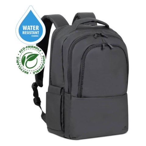 Plecak do notebooka 15,6" RIVACASE ECO Tegel 8435, czarny, z ekologicznego, wodoodpornego materiału z recyklingu (rPET) Plecak do notebooka 15,6" RIVACASE ECO Tegel 8435, czarny, z ekologicznego, wodoodpornego materiału z recyklingu (rPET)