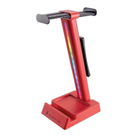 Stojak na słuchawki SureFire Vinson N1 Dual Balance Gaming RGB Red Stojak na słuchawki SureFire Vinson N1 Dual Balance Gaming RGB Red