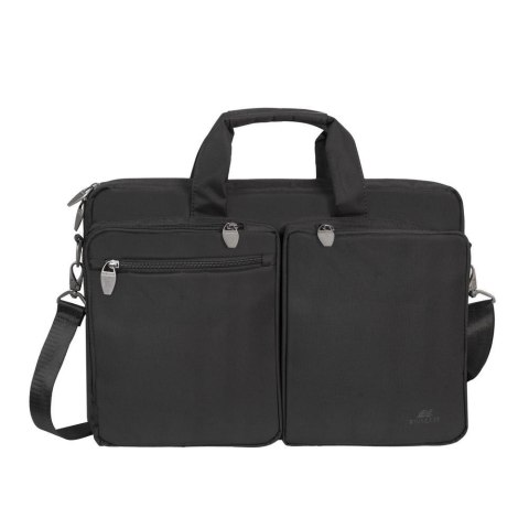 Torba do notebooka 16" RIVACASE Tiergarten czarna, z materiału wodoodpornego Torba do notebooka 16" RIVACASE Tiergarten czarna, z materiału wodoodpornego