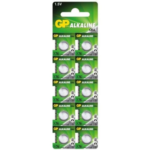 Bateria alkaliczna mini GP A76 / G13 x10 Bateria alkaliczna mini GP A76 / G13 x10