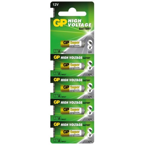 Bateria do pilota samochodowego GP 27A MN27 x5 Bateria do pilota samochodowego GP 27A MN27 x5