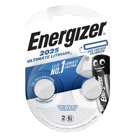 Bateria litowa mini Energizer Ultimate Lithium CR2025 x2 Bateria litowa mini Energizer Ultimate Lithium CR2025 x2