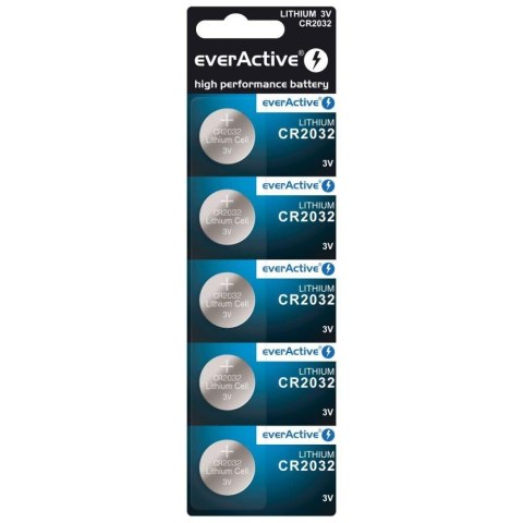 Baterie litowe CR2032 everActive 5 szt. Baterie litowe CR2032 everActive 5 szt.