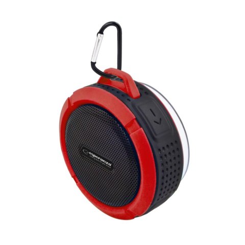 Głośnik Bluetooth Esperanza Country czarno- czerwony EP125KR Głośnik Bluetooth Esperanza Country czarno- czerwony EP125KR