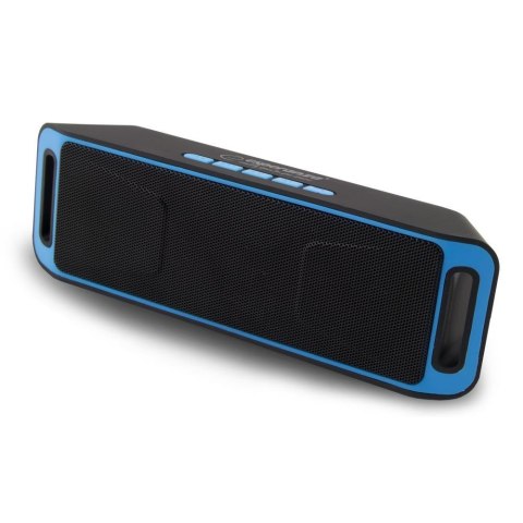 Głośnik Bluetooth Esperanza FM Folk EP126KB czarno niebieski Głośnik Bluetooth Esperanza FM Folk EP126KB czarno niebieski