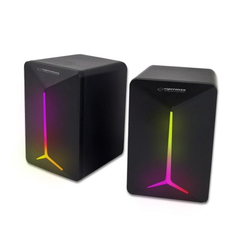 Głośniki 2.0 Esperanza USB LED Rainbow Frevo EGS105 Głośniki 2.0 Esperanza USB LED Rainbow Frevo EGS105