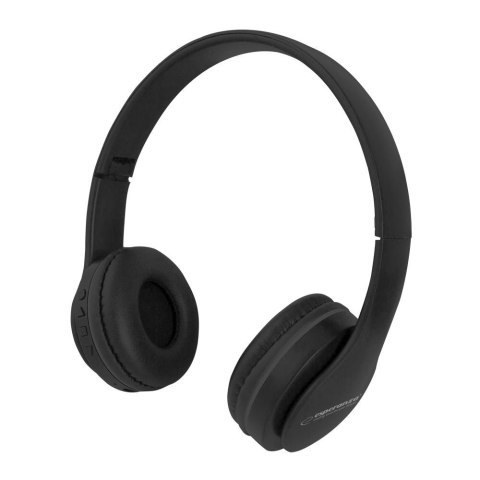 Słuchawki z mikrofonem Esperanza "Banjo" bluetooth czarne Słuchawki z mikrofonem Esperanza "Banjo" bluetooth czarne