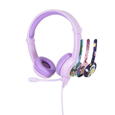 Słuchawki z mikrofonem Gaming BuddyPhones Galaxy Violet dla dzieci 85dB Słuchawki z mikrofonem Gaming BuddyPhones Galaxy Violet dla dzieci 85dB