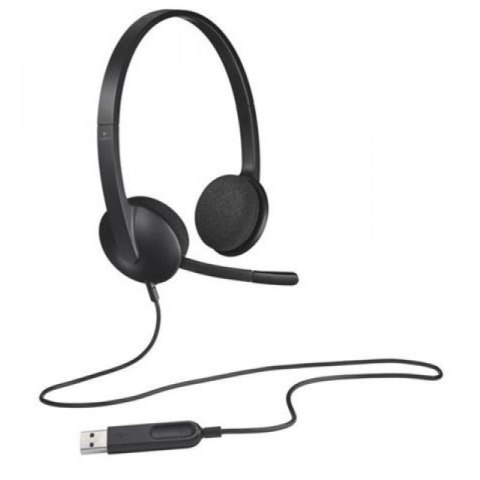 Słuchawki z mikrofonem Logitech H340 Słuchawki z mikrofonem Logitech H340