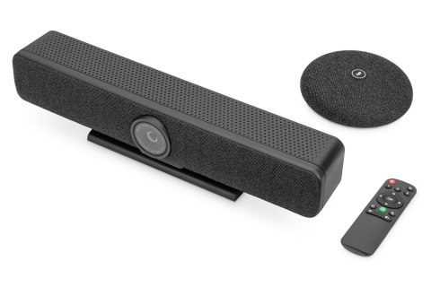 System wideokonferencji DIGITUS 4K ePTZ szeroki kąt 120° Sensor 2.8" 8MP Hi-Fi 4 mikrofony pilot System wideokonferencji DIGITUS 4K ePTZ szeroki kąt 120° Sensor 2.8" 8MP Hi-Fi 4 mikrofony pilot