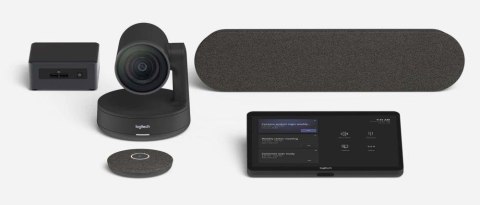 System wideokonferencji Logitech Room Solution for Teams -Medium czarny System wideokonferencji Logitech Room Solution for Teams -Medium czarny
