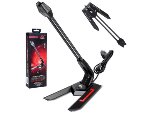 Mikrofon gamingowy NanoRS RS710 USB LED YouTube streaming 1.5m czułość 21dB+3dB Mikrofon gamingowy NanoRS RS710 USB LED YouTube streaming 1.5m czułość 21dB+3dB