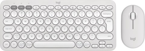 Zestaw klawiatura i mysz LOGITECH Pebble 2 Combo (Tonalny biały) 920-012240 Zestaw klawiatura i mysz LOGITECH Pebble 2 Combo (Tonalny biały) 920-012240