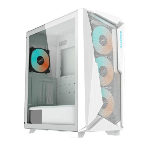 Obudowa Gigabyte AORUS C301 GLASS WHITE E-ATX z oknem bez zasilacza Obudowa Gigabyte AORUS C301 GLASS WHITE E-ATX z oknem bez zasilacza
