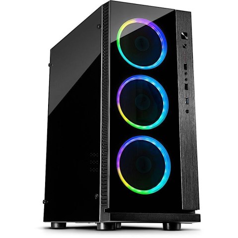 Obudowa INTER-TECH W-III RGB 1x USB 3.0, 2x USB 2.0 Obudowa INTER-TECH W-III RGB 1x USB 3.0, 2x USB 2.0