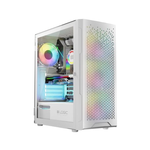 Obudowa LOGIC Aramin ARGB MIDI USB 3.0 White Obudowa LOGIC Aramin ARGB MIDI USB 3.0 White