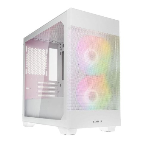 Obudowa Lian Li LANCOOL 205M MESH SNOW Micro-ATX bez zasilacza z oknem biała Obudowa Lian Li LANCOOL 205M MESH SNOW Micro-ATX bez zasilacza z oknem biała