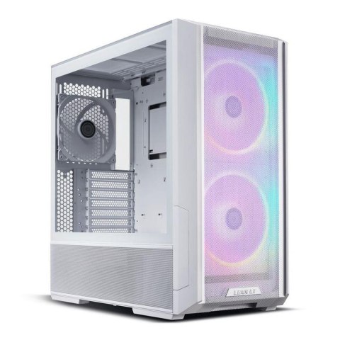 Obudowa Lian Li LANCOOL216RW E-ATX Midi Tower RGB bez zasilacza z oknem biała Obudowa Lian Li LANCOOL216RW E-ATX Midi Tower RGB bez zasilacza z oknem biała