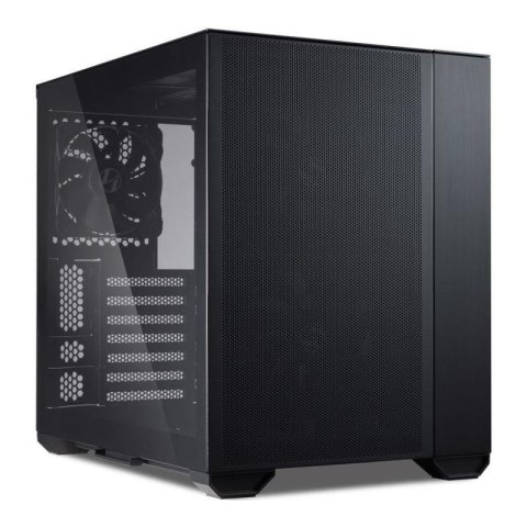 Obudowa Lian Li O11 AIR MINI BLACK E-ATX Midi Tower bez zasilacza z oknem czarna Obudowa Lian Li O11 AIR MINI BLACK E-ATX Midi Tower bez zasilacza z oknem czarna