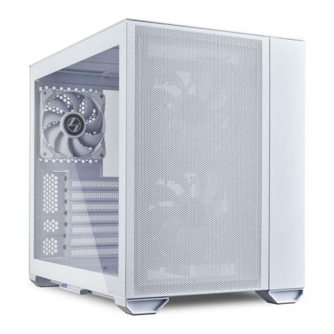 Obudowa Lian Li O11 AIR MINI WHITE E-ATX Midi Tower bez zasilacza z oknem biała Obudowa Lian Li O11 AIR MINI WHITE E-ATX Midi Tower bez zasilacza z oknem biała