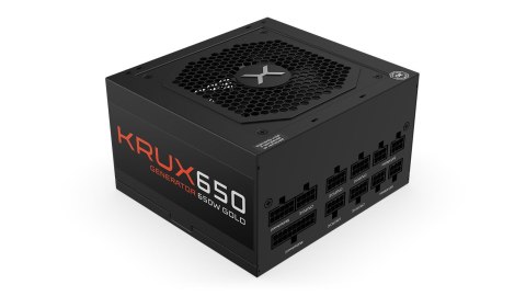 Zasilacz KRUX Generator 80Plus GOLD 650W ATX Modularny Zasilacz KRUX Generator 80Plus GOLD 650W ATX Modularny