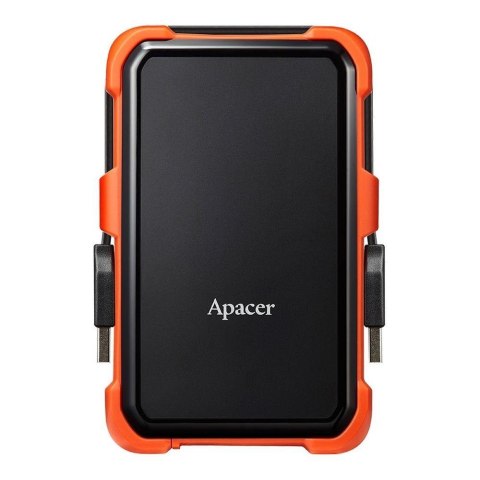 Dysk zewnętrzny Apacer AC630 Military-Grade 1TB 2,5" USB 3.2 gen. 1 Wstrząsoodporny IP55 Czarno - pomarańczowy Dysk zewnętrzny Apacer AC630 Military-Grade 1TB 2,5" USB 3.2 gen. 1 Wstrząsoodporny IP55 Czarno - pomarańczowy